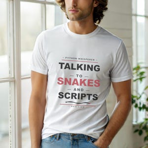 Camiseta de Python Whisperer / Ingeniero de Software / Programador / Desarrollador imagen 6