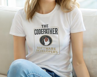 Camiseta de The Codefather / Desarrollador / Gráfico retro para programadores / Regalo para programadores