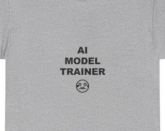 Camiseta de entrenador de modelos de IA / programador / ropa de codificación / regalo para desarrolladores / camiseta tecnológica