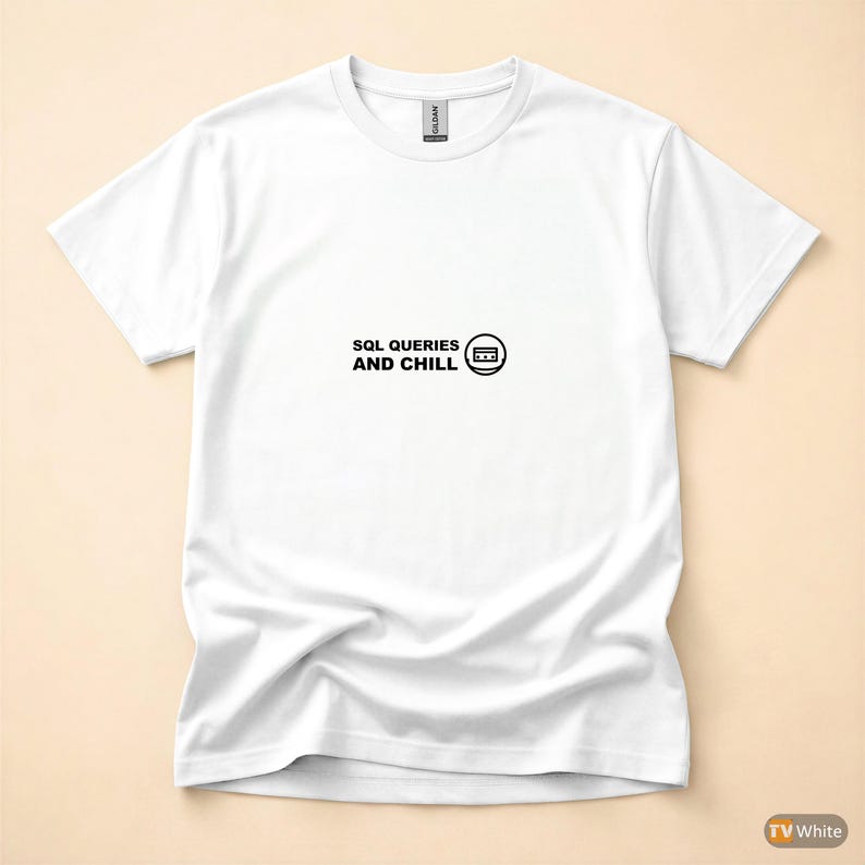 Camiseta "Consultas SQL e Relaxamento" / Camiseta para Desenvolvedor SQL / Camiseta para Programador de Banco de Dados / Presente para Engenheiro de Dados / Roupa com Humor SQL imagem 7