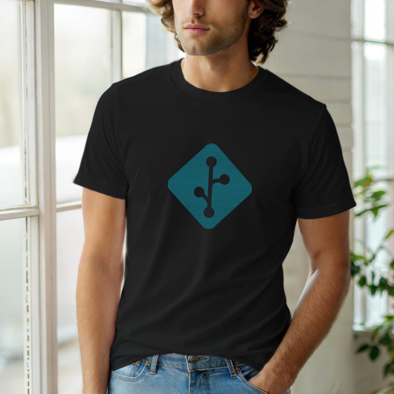Git Programmer / Developer Coder T-Shirt / Tech Gift image 1