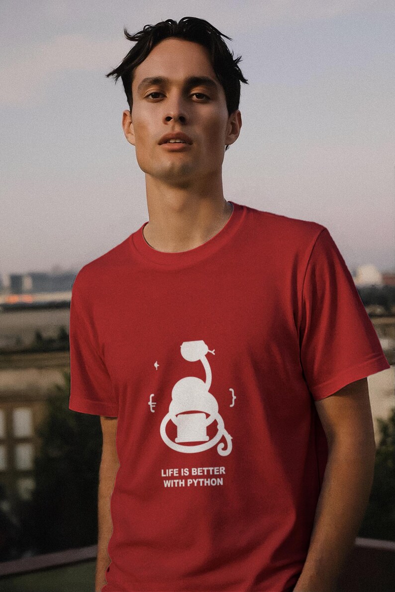 Life Is Better With Python / Programmer Shirt / Coding Tee / Developer Gift / Software Engineer afbeelding 5