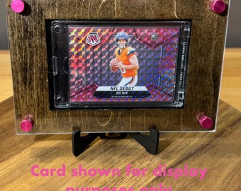 Trading Card Display Frame for Magnetic Case or One-touch up to 75pt, Pokemon and Sports Card Holder, Handmade Collector Gift