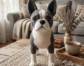 Hund Häkelanleitung PDF | Realistisches Hunde Amigurumi Muster | Welpe Plüschtier häkeln Anleitung | Hundeliebhaber Geschenk | Haustier-Denkmal häkeln