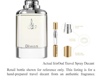 Decantador de viaje de perfume árabe Oud Diwan