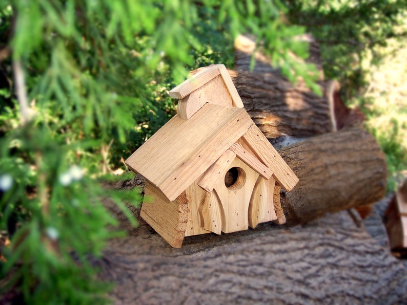 Wren Bird House, Cedar Wren House Order Four Wren House Etsy