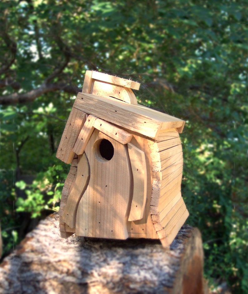 Wren Bird House, Cedar Wren House Order Four Wren House Etsy