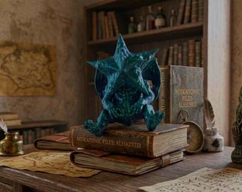 Chibi Elder Thing-figur – Cosmic Horror Eldritch Monster-samlarobjekt (PLA)