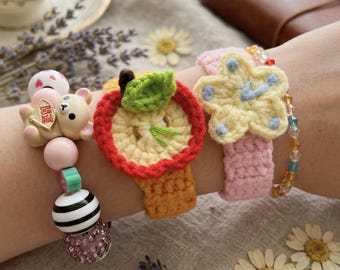 Orologio carino all'uncinetto, orologio all'uncinetto fatto a mano, regalo boho perfetto per lei, lui, amico, accessorio boho chic affascinante e stravagante, regalo per lei