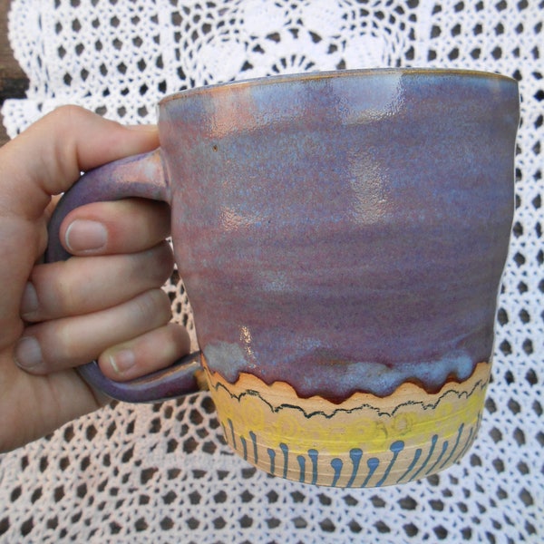 Large Lavender Fields Ceramic Mug