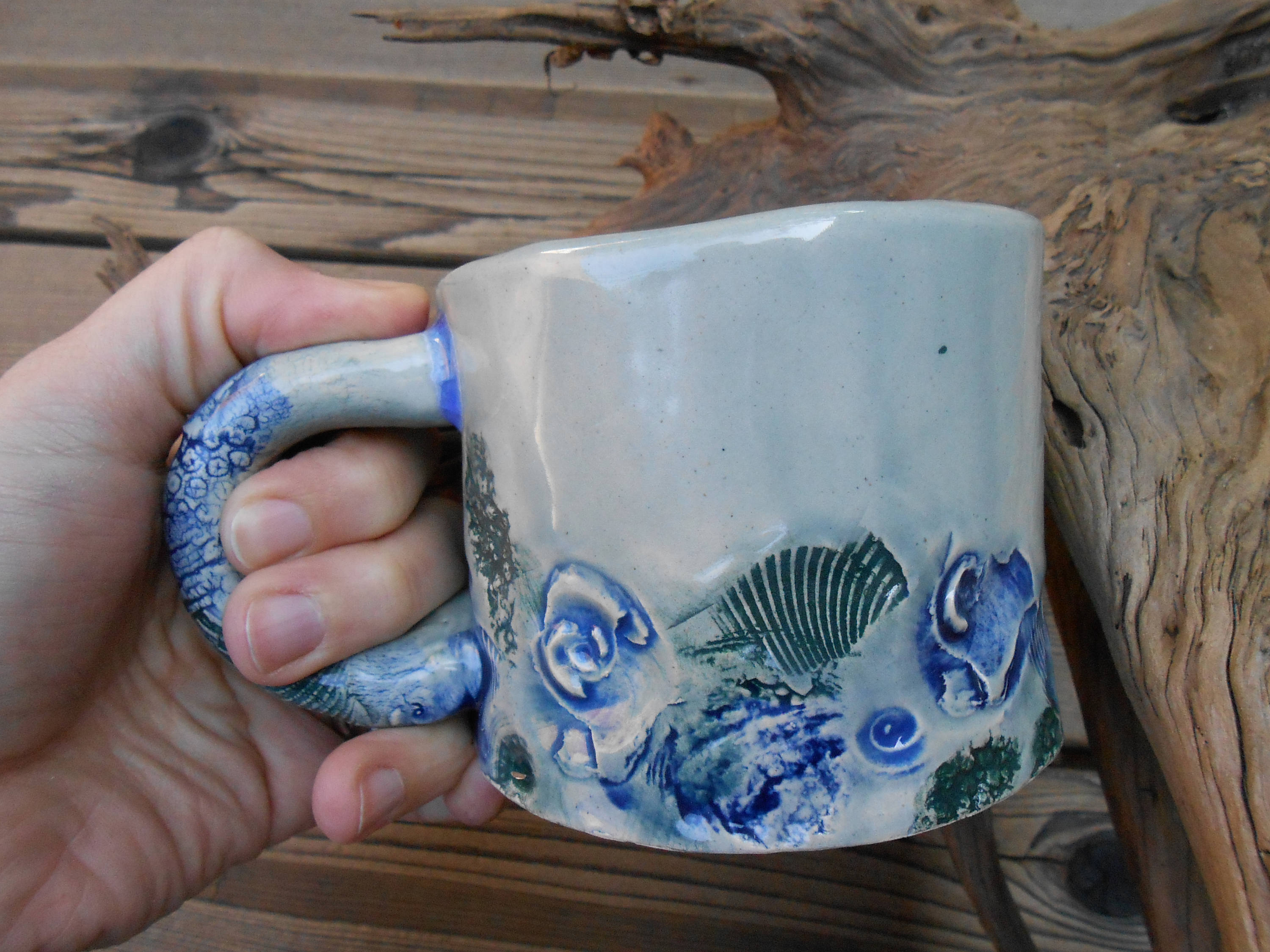 Ocean Floor Clay Mug