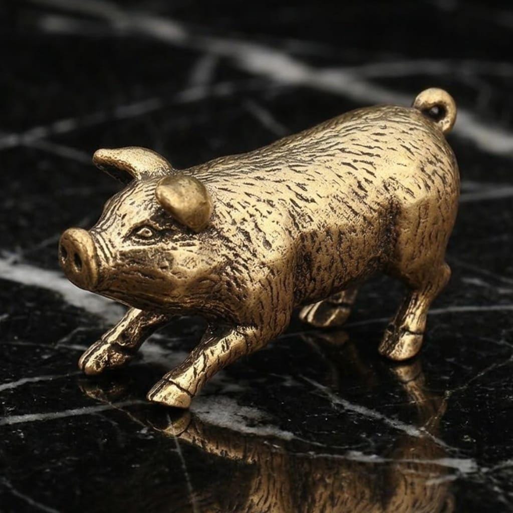 Vintage Antique Pig - Etsy