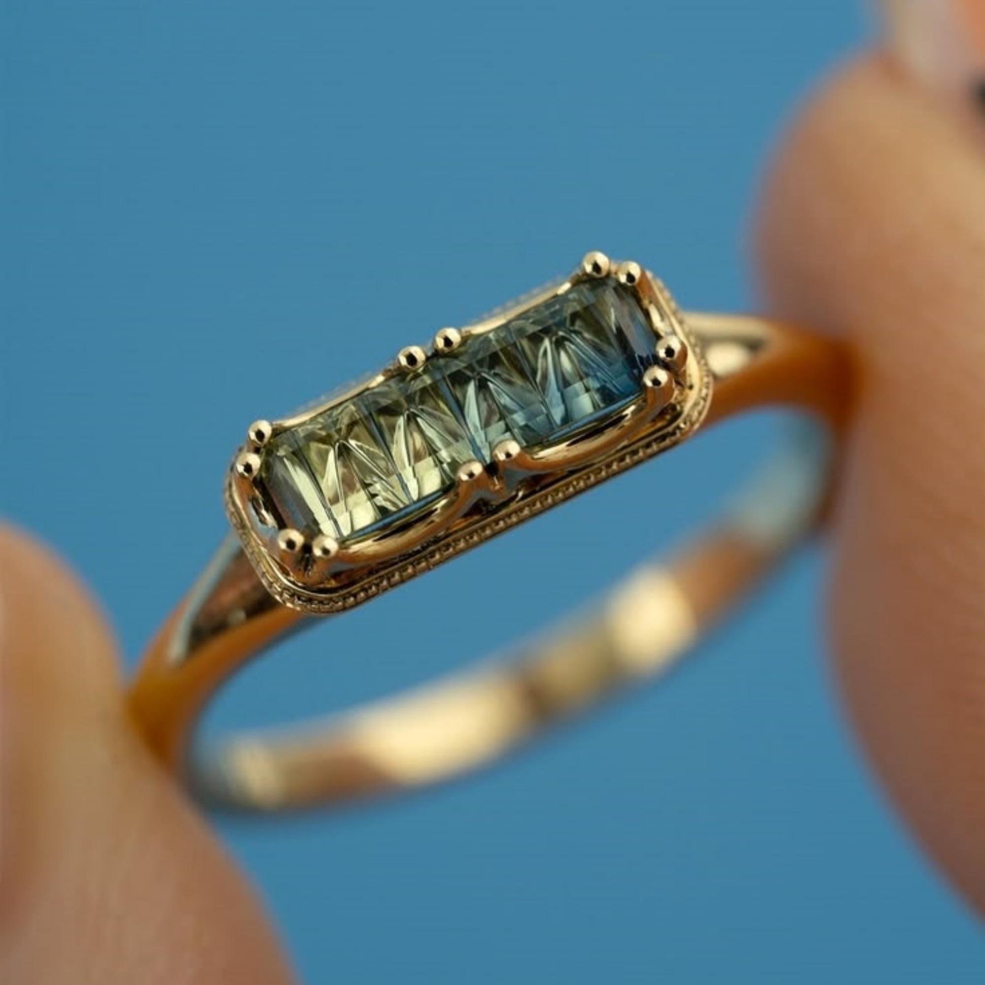Antique sapphire engagement ring - Etsy 日本