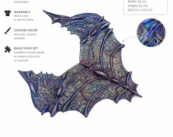 Dragon Scale Chest Piece, Silicone Cosplay Prosthetic, Wearable Fantasy Creature Armor, LARP SFX Costume