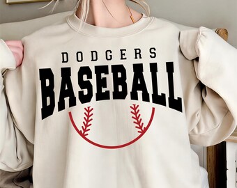 Dodgers Baseball PNG, Baseball Team Sublimation Design, Game Day Shirt PNG, Sports Fan Digital Download, Baseball Gift PNG