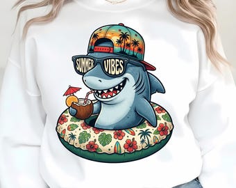 Summer Vibes PNG, Funny Kids Summer Shirt Design, Boys Beach Vacation Sublimation PNG, Pool Party Graphic, Sunshine Digital Download