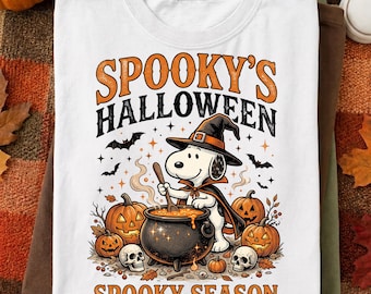 Snoop Halloween PNG, Spooky Season PNG, Trick or Treat Witch PNG, Cute Halloween Shirt Design, Retro Sublimation Digital Download