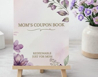 Libro de cupones para el Día de la Madre / Regalos para mamá / PDF
