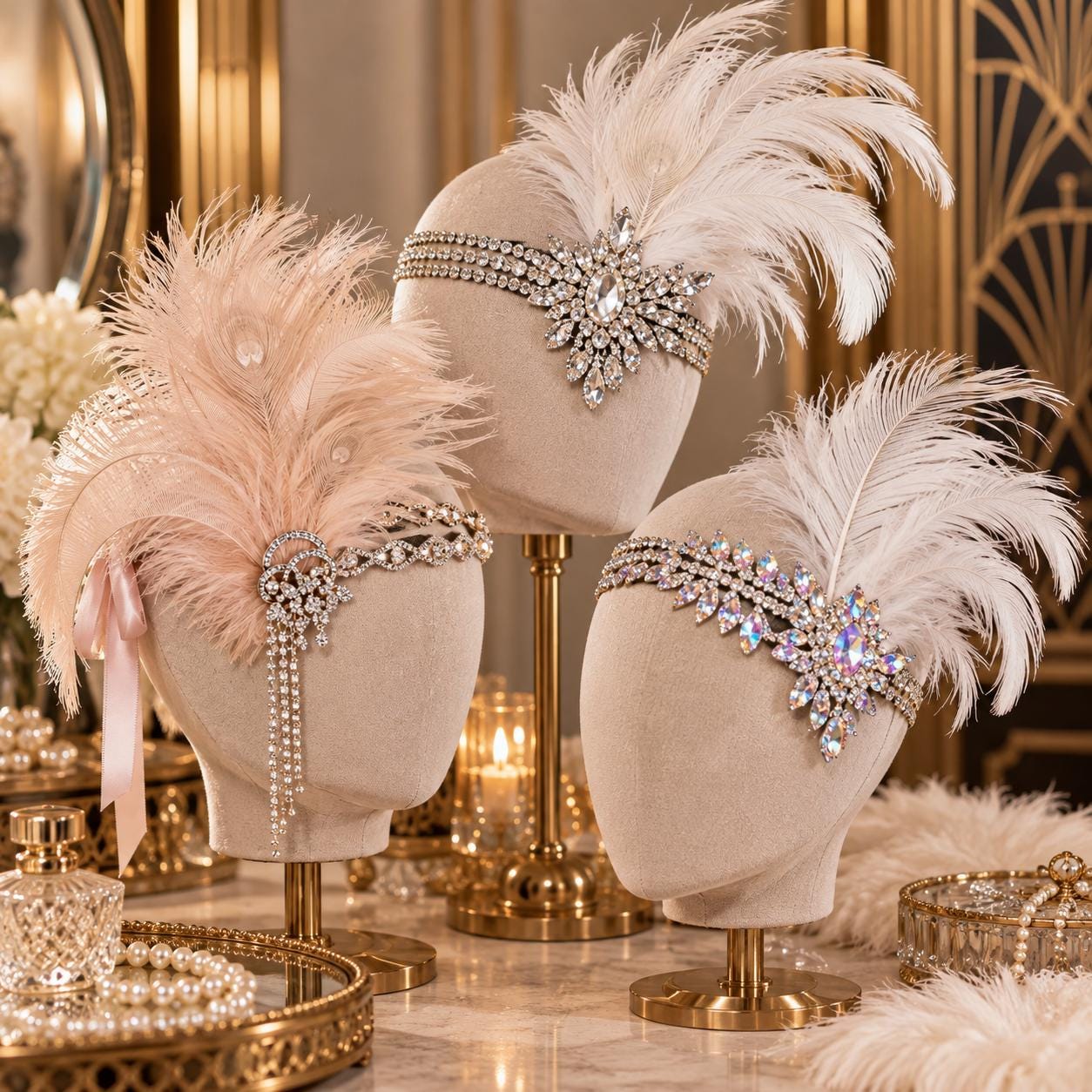 1920s hair accessory - Etsy 日本