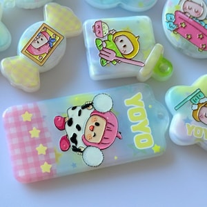 Cute Head Tilting Doll Bead Mix