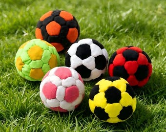 Customized Hand Stitched Hacky Sack Footbag | Soccer Warm Up Juggling Ball & ADHD Fidget Toy | 90s Retro Nostalgia Outdoor Game Gift