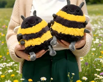Customized Jellycat Albee Bee Plush – Soft Cuddly Stuffed Animal, Nursery Decor, Baby Shower Gift