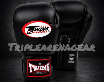 Gants de boxe style thaï, entraînement en cuir, kickboxing muay thaï, unisexe
