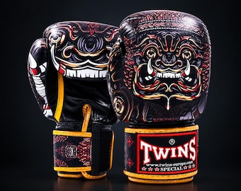 Twins Special Boxing Gloves | Muay Thai Boxing Gloves | Training & Sparring Gloves | Kickboxing Gloves | Genuine Leather Fight Gloves