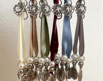 Custom Blessing Keychain, 6 medals. Religious gift. Spiritual protection charm. Choose your medals