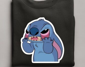 Sweat-shirt Bored Stitch, sweat à capuche Funny Lilo & Stitch