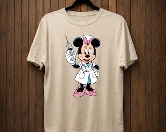 Minnie Mouse Nurse Shirt, Doctor Minnie Shirt, Nursing School Gift