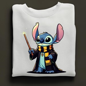 Stitch Potter Sweatshirt, Wizard Stitch Hoodie bild 3