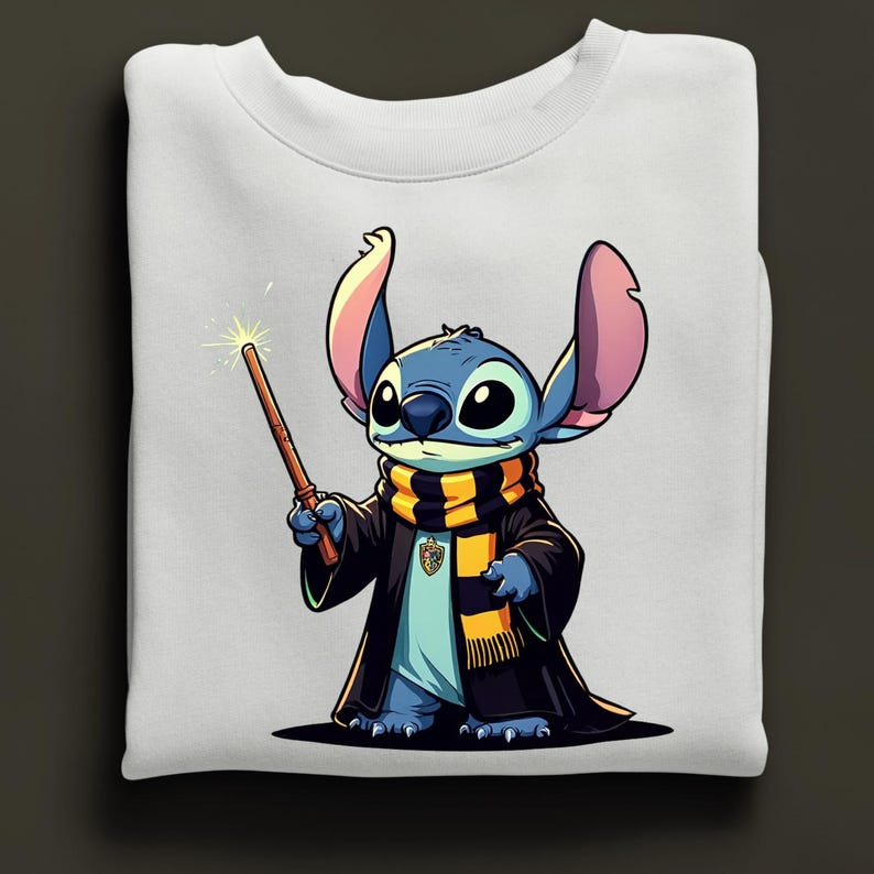 Stitch Potter Sweatshirt, Wizard Stitch Hoodie bild 3