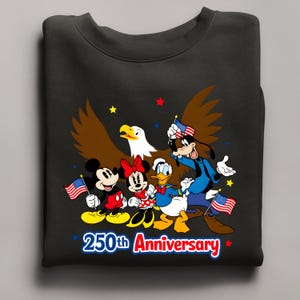 Sudadera de Mickey Mouse, Sudadera con capucha del 250 aniversario de Disney en EE. UU. imagen 2