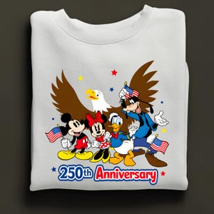 Sudadera de Mickey Mouse, Sudadera con capucha del 250 aniversario de Disney en EE. UU. imagen 3