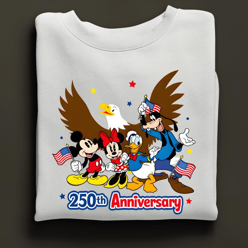 Sudadera de Mickey Mouse, Sudadera con capucha del 250 aniversario de Disney en EE. UU. imagen 3