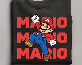 Sudadera de Super Mario, Sudadera con capucha de Mario Party, Sudadera de Mario Bros