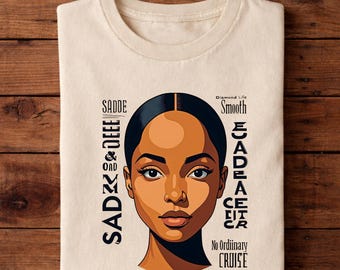 Camiseta retro vintage de Sade, camiseta retro de Sade, camiseta de concierto de Sade, camiseta unisex de regalo de Sade