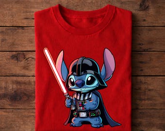 Stitch Vader Shirt, Disney Inspired Stitch Tee