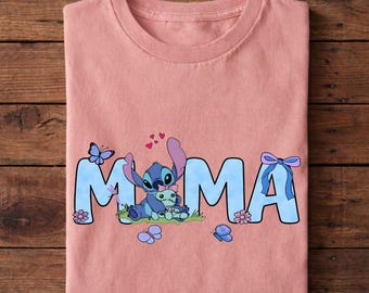 Stitch Mama Shirt, Lilo and Stitch Mother's Day Gift