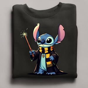 Stitch Potter Sweatshirt, Wizard Stitch Hoodie bild 2