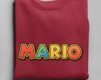 Super Mario Sweatshirt, Mario Party Hoodie, Mario Bros Sweat