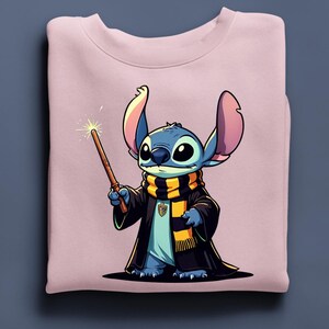 Stitch Potter Sweatshirt, Wizard Stitch Hoodie bild 4