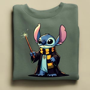 Stitch Potter Sweatshirt, Wizard Stitch Hoodie bild 5