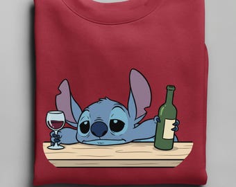 Funny Stitch Sweatshirt, Stitch Gift Idea