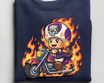 Sweat crapaud, sweat motard crapaud, sweat à capuche Mario Party