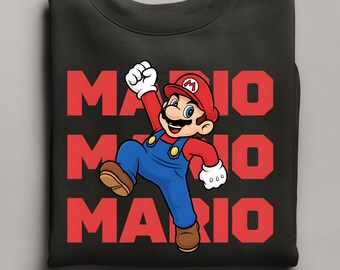 Super Mario Sweatshirt, Mario Party Hoodie, Mario Bros Sweat