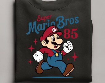 Super Mario Sweatshirt, Mario Party Hoodie, Mario Bros Sweat