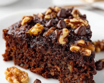 LA MEJOR RECETA para Pastel de Chocolate y Dátiles / Pastel de Chocolate Húmedo y Rico con Dátiles / Postre Saludable en PDF / Horneado Fácil Descarga Instantánea