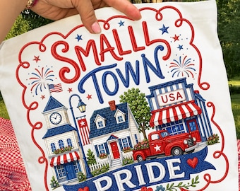 Small Town Pride PNG, Custom Zip Code Hometown Design | USA 250th Anniversary 2026 | Patriotic 4th of July Patriotic Sublimation File